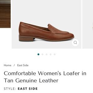Aerosoles Eastside Loafer in Tan Genuine Leather